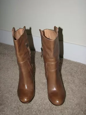 Mondern Vintage Theo Brown Leather Boots 38 • $22