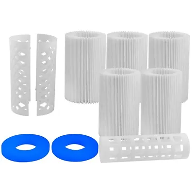 Filter +5Filter Papers For Intex Swimming Pool Type A Or C Replacement Cartridge • $44.16