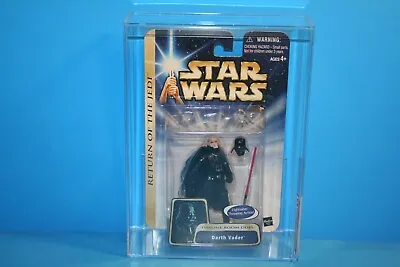 $84.99 • Buy Star Wars 2003 Afa Graded Mint On Card Aotc Darth Vader Figure Weapon Hasbro