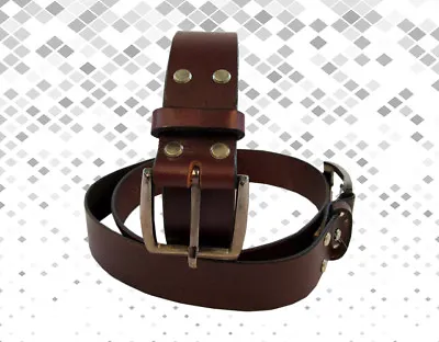 1 1/2 Heavy Duty Gun Holster Work Mens Leather Belt Women Hand Made Belts 1.5  • $27.61