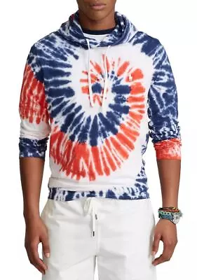 Polo Ralph Lauren Men's Classic Fit Tie Dye Hooded Hoodie T-shirt Americana • $29.99