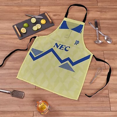 £16.99 • Buy Everton 1990 Away Football Shirt Yellow Retro Personalised Showerproof Apron