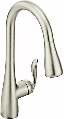 Moen Arbor 1-Handle Pulldown Spray Kitchen Faucet Spot Resist Stainless 7594SRS  • $179.99