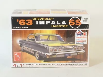 AMT Model Kit 1:25 Scale 1963 Impala SS 4n1 Sealed • $42.99