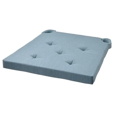 IKEA JUSTINA Chair Pad Grey-blue 42/35x40x4 Cm • £13.65