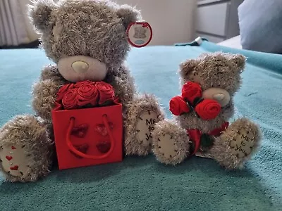 £4.80 • Buy 2 X Me To You Bear Medium With Roses And Small