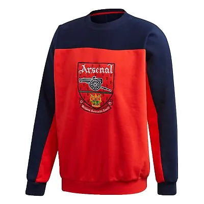 Adidas Originals Afc Arsenal Football Club Vintage Sweatshirt 1991-1993 Navy Red • $117.55