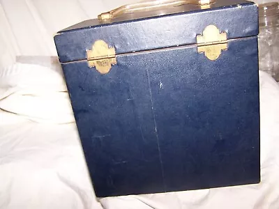 Vintage Amfile Platter-Pak 45 RPM 7  Record Carrying Case Holder With Dividers • $19.99