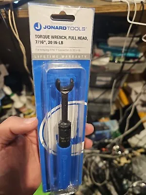 Jonard Tools Twas-71630 Torque WrenchSpeed Head7/1630 In-Lb • $36.99