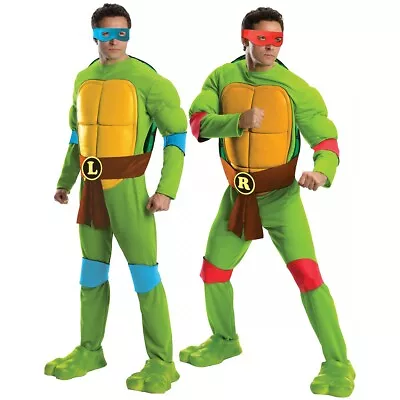 Adult Ninja Turtle Costume Teenage Mutant Ninja Turtles TMNT • $33.16