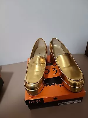 Mens 70s Gold Platform Loafer By ELLIE • $48