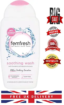 £3.39 • Buy Femfresh Ultimate Care Soothing Wash PH Balanced Feminine Wash Hydrating C 250ML