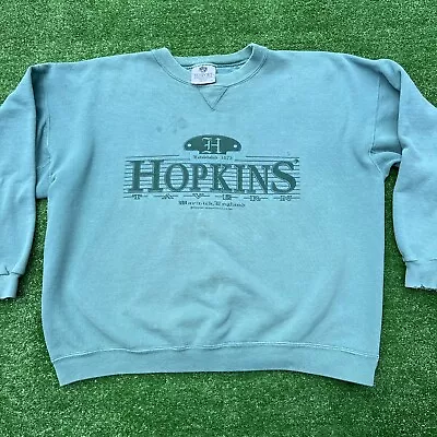 Vintage Hopkins Tavern Warwick England Sweatshirt Size XL Cotton Made USA 1991 • $24