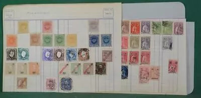Mozambique Portuguese Colony Stamps On 6 Pages From Old Album  (z45) • $8.09