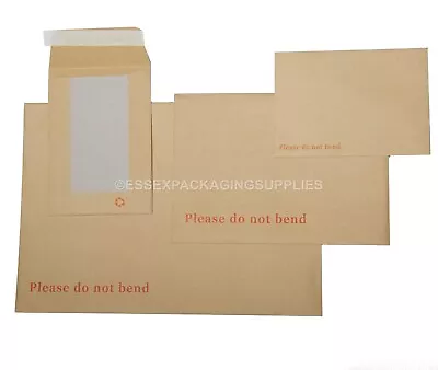 Please Do Not Bend Brown Postage Envelopes Kraft And Cardboard Strong Envelopes • £2.65