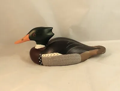 Wildfowlers Decoys Red Breasted Merganser Drake Decorative Decoy--Cabin Lodge • $95
