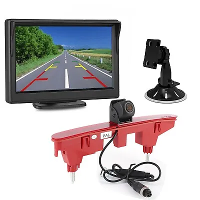 5  LCD Monitor Brake Light Reversing Camera Kit For Peugeot Partner 2008 To 2022 • £109.99