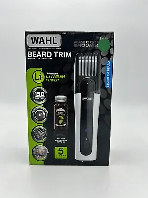 Wahl WM8031-800 Lithium Rinseable Blade  Beard Trimmer W/ Integrated Combs • £34.99