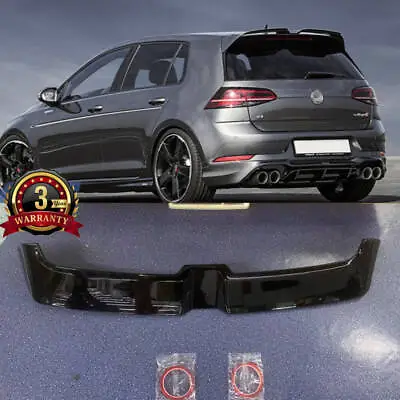 For Vw Golf Mk6 Tsi Tdi Oettinger Style Gloss Black Boot Roof Spoiler 2008-2013 • £58.99