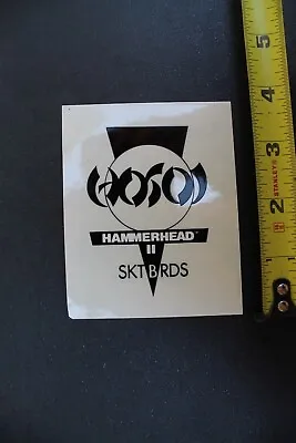 Christian Hosoi Hammerhead 2 Skateboards 80's Z54A Vintage Skateboarding STICKER • $35