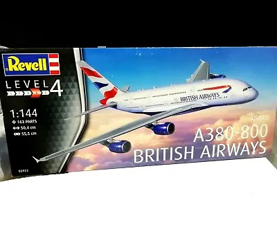 £43.95 • Buy Revell 03922 1/144 Scale Airbus A380-800 British Airways Model Aircraft Air Kit