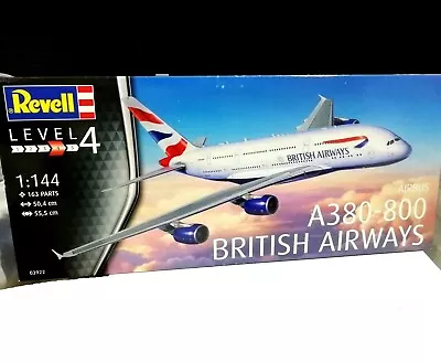 £43.95 • Buy Revell 03922 1/144 Scale Airbus A380-800 British Airways Model Aircraft Air Kit