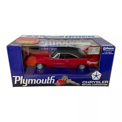 Ertl 1/18 Tor Red 1970 Plymouth Superbird 1 Of  Only 1000  With Toolbox • $192.05