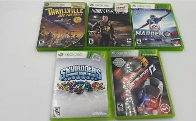 Microsoft Xbox 360 Skylanders Spyro's Adventure And More Video Games Lot Of 5 • $5.99