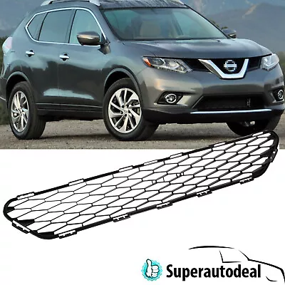 Front Bumper Black Mesh Lower Grille Grill For Nissan Rogue 2014-2016 • $19.99