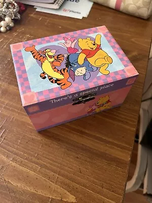 Vintage Kreisler Winnie The Pooh Jewelry Trinket Music Box • $5.99