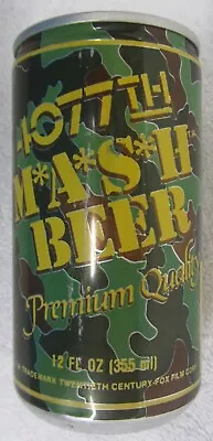 Vintage MASH 4077th ARMY BEER CAN 12oz Hanley Brewing MOBILE SURGICAL HOSPITAL • $5.97