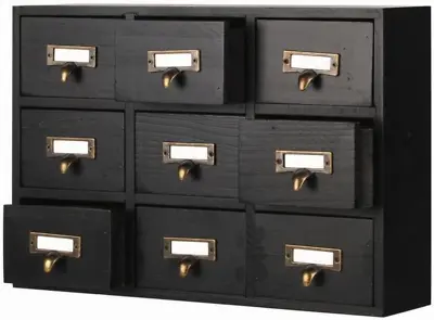 09 Drawers Apothecary Cabinet With Drawers Tabletop Apothecary Chests And Cabine • $71.99