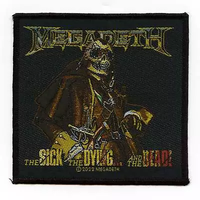 Megadeth Studio Album Cover Patch Sick Dying Dead Woven Iron On • $10.99