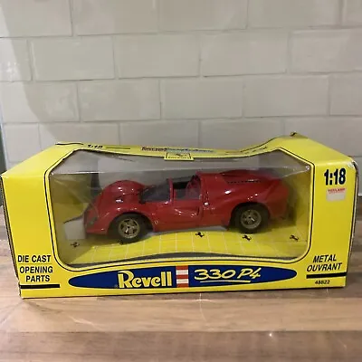 REVELL JOEUF EVOLUTION 1:18 Die Cast Model - Ferrari 330 P4 1967 - Red - Boxed • £49.99