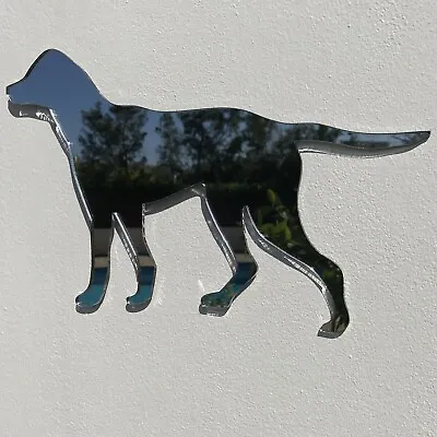 Dog Shaped Garden Mirrors - Shatterproof Safety Acrylic - Many Sizes • £11.37