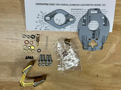 Marvel Schebler TSX Small Bowl Carburetor Rebuild Kit With Float • $42.95