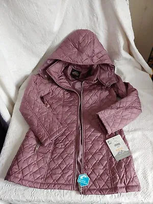 NWT Pacific Trail Quilted Women's Quilted Coat Jacket S Lilac Chalk Purple • $44.99