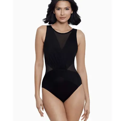 Miraclesuit Illusionists Palma One Piece Swimsuit 6516685 Black 8 • $74.99