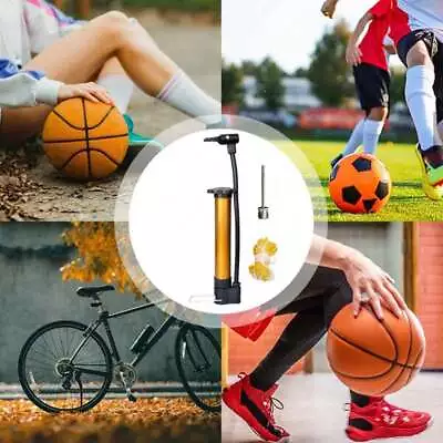 1 Set Portable Fast Inflatable Pump Pump & Needle*2 Ball Manual Air Pump • $14.16