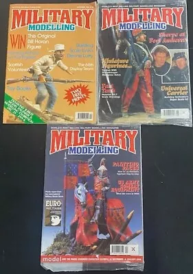 Vintage Military Modeling Magazine Issues Dec 1990 Aug 1995 And Dec 1995 • $8