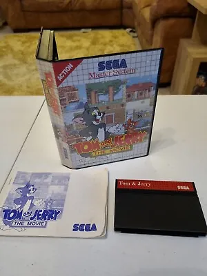 £14.99 • Buy Sega Master System Tom And Jerry The Movie Complete With Manual Tested