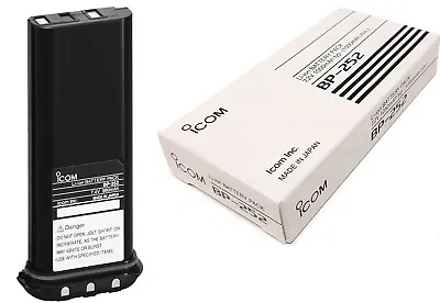 Icom M34 & M36 Handheld VHF Radio 1000maH Rechargeable Li-Ion Battery Pack BP252 • $69.83