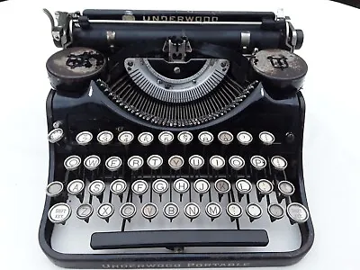 Underwood Vintage Portable Typewriter From 1933 • £120