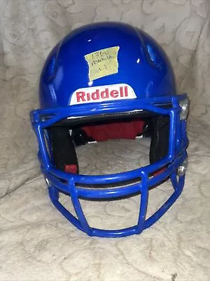Riddell Revo Speed 360 Adult Large Football Helmet (Metallic Blue W/ Blue FM) • $75