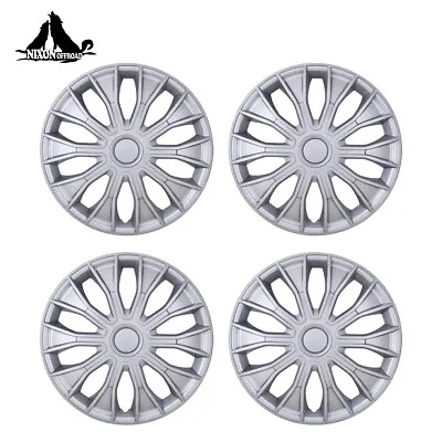 14  Set Of 4 Lacquer Wheel Covers Snap On Full Hub Caps Fit R14 Tire & Steel Rim • $36.99