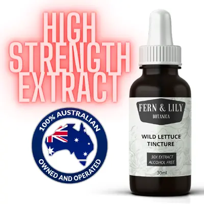 Wild Lettuce Tincture High Strength Extract Lactuca Virosa • $35