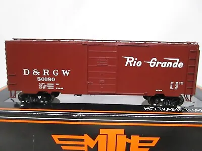 MTH HO Scale D&RGW Denver Rio Grande 40' PS1 Box Car #50180 NOS 85-74127 • $28.90