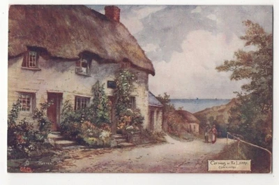 £2.20 • Buy Jotter Cottages On The Lizard Cornwall 1906 Tuck Oilette 1681 Postcard 578c