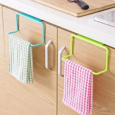 £3.49 • Buy Plastic Hanging Holder Multifunction Towel Rack Home Storage Kitchen Accessories