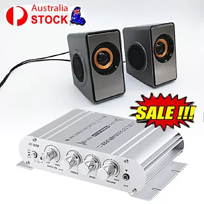 12V 180W Car Audio Stereo Amplifier 2.1Channel HiFi Speaker Power Amp System AU • $24.20